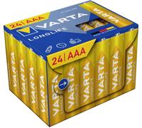 VARTA Longlife AAA Cube Pack24 Pile LR3 (AAA) alcaline(s) 1.5 V 24 pc(s)