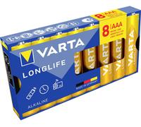 VARTA Longlife AAA Pack 8 Pile LR3 (AAA) alcaline(s) 1200 mAh 1.5 V 8 pc(s)