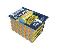 Varta Longlife AAA - Pile Alcaline Usage Unique 1.5V - Dimensions 44.5mm x 10.5mm - Poids 11.3g - Facteur de Forme Cylindrique - Lot de 24