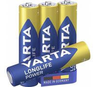 Varta Longlife LR03 Pile LR3 (AAA) alcaline(s) 1200 mAh 1.5 V 4 pc(s)