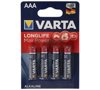 Varta Longlife Max Power (anciennement Max-Tech) 4703 Piles Micro AAA 4-er Blister