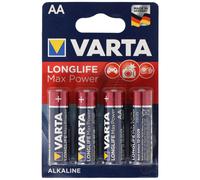 Varta Longlife Max Power (anciennement Max-Tech) 4706 Mignon AA 4-er Blister