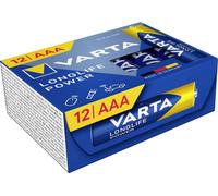 VARTA Longlife Power AAA Cube Pack12 Pile LR3 (AAA) alcaline(s) 1.5 V 12 pc(s)