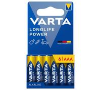 VARTA Longlife Power AAA LR03 6x Piles Alcalines 1,5V