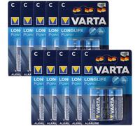 Varta Longlife Power (anciennement High Energy) Pile Baby C 4914 10x 2er Blister