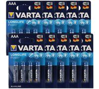 Varta Longlife Power (anciennement High Energy) Piles Micro AAA 4903 10x 4er carte blister