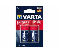 Varta Longue Durée Max Puissance C 1,5V LR14 Alcalin 2er Blister - Quantité