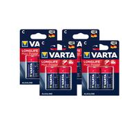 Varta Longue Durée Max Puissance C 1,5V LR14 Alcalin 2er Blister - Quantité