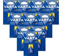 Varta Longue Durée Puissance 9V E-Block Alcalin 1er Blister - Quantité au Choix