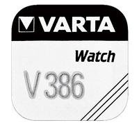 VARTA Lot de 10 Blisters de 1 Pile oxyde argent pour montres V386 (SR43) 1,55V