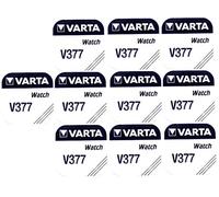 Varta Piles bouton 377 SR626SW V377 – Lot de 10