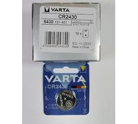 VARTA Lot de 10 Piles Bouton Lithium Electronics CR2430, 3 Volt