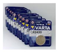 VARTA Lot de 10 Piles bouton lithium ""Electronics"" CR2430, 3 Volt386