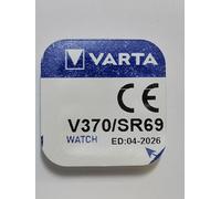 Varta Pile bouton 370 – oxyde d'argent 30 mAh 1,55 V