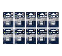 VARTA Lot de 10 Piles Photo "Professional Lithium" 2CR5 6,0 volt