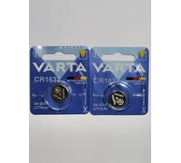VARTA Lot de 2 Blisters 1 Pile bouton Lithium "Electronics" CR1632 3 Volt
