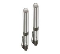 VARTA Lot de 2 lampes de diagnostic LED avec 1 pile AAA, Pen Light, lampe pupille, lampe stylo extrêmement fine et légère, lampe de poche, pour une utilisation dans l'hôpital, les cabinets médicaux,