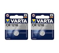 VARTA Lot de 2 Piles bouton lithium"Electronics", CR1216, 3 Volt