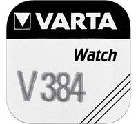 VARTA Piles Bouton V384/SR41 oxyde d'argent, lot de 1, Silver Coin, 1,55V, pour petits appareils électroniques - montres, clés de voiture, télécommandes, balances