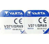 VARTA 14501371 - Pile Bouton V371 de 1,5 V, capacité 44 mAh, système Chimique oxyde d'argent pour appareils électroniques Quotidiens pour Assurer Une Alimentation optimale en énergie