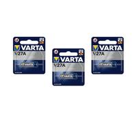 VARTA Lot de 3 Blisters de 1 Pile alcaline 4227 V27A (LR27)