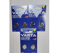 VARTA Lot de 3 blisters de 2 Piles Lithium 6016 CR 2016