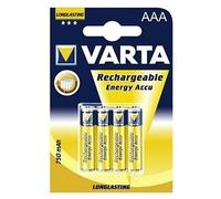 Varta Lot de 4 Micro Rechargeable Energy Batterie 750 mAh Ni-Mh