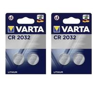 Varta Lot de 4 Piles bouton CR 2032 lithium 6032 3V