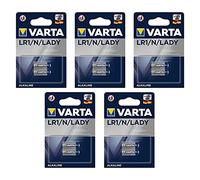 VARTA Lot de 5 Blisters de 2 piles Alkaline "Professional Electronics" Lady / N / LR1