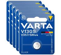 VARTA Lot de 5 Piles bouton "Electronics" V13GS V357 SR44