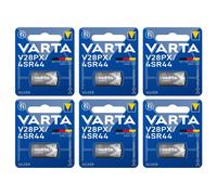VARTA Lot de 6 Blisters de 1 Pile Silver 6,2V 4028 V28 PX 4SR44