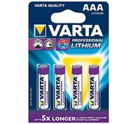 VARTA 4x AAA Lithium Batterie à usage unique