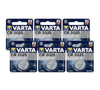 VARTA Lot de 6 Piles Lithium 6025 CR 2025 blister de 2