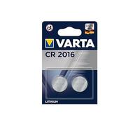 VARTA Lot de 8 blisters de 2 Piles Lithium 6016 CR 2016