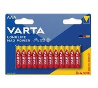 Varta Piles alcalines AAA (LR03) LongLife Max Power 8+4