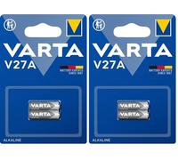Varta Pack de 2 Piles Électroniques Alcalines V27A LR27 12 V (Lot de 2)