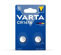 Varta Pack de 2 Piles Électroniques Lithium CR1616
