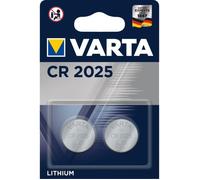 Varta Pile bouton CR2025 Lithium 3V – 2 piles