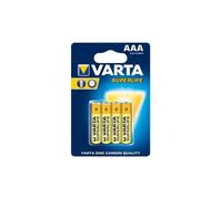 Varta Pack de 4 piles Superlife R03 Micro AAA