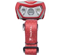 Varta Lampe frontale LED Outdoor Sports H20 Pro, incl. 3x piles AAA, dimmable, rouge