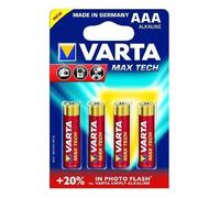 Varta - Pile Alcaline - AAA x 4 - Max Tech