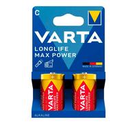 Varta Piles Longlife Max Power C (LR14) alcalines 1,5 V 7800 mAh 2 pièces