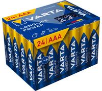VARTA Pile alcaline Longlife Power Micro AAA 24 pièces