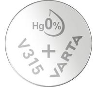 VARTA Piles Bouton V315/SR67 oxyde d'argent, lot de 1, Silver Coin, 1,55V, pour petits appareils électroniques - montres, clés de voiture, télécommandes, balances