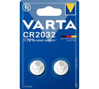 2 Piles CR2032 Varta Bouton Lithium 3V