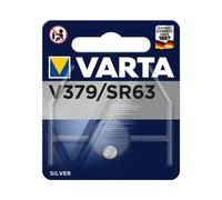 Varta Pile Bouton Argent-Oxyde SR63 (V379) 1.55V 15mAh Ø5.8mm H2.2mm, Blister 1 Pièce, Référence Varta 00379-101-401