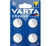 Varta Piles bouton CR2450 – Lithium 3V – Lot de 4