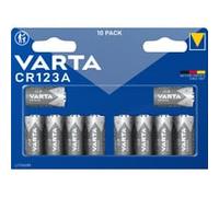 Varta LITHIUM Cylindr. CR123A Bli10 Pile photo CR-123A lithium 1430 mAh 3 V 10 pc(s)