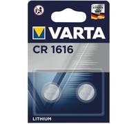Varta Pack de 2 Piles Électroniques Lithium CR1616