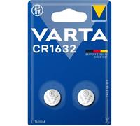 VARTA Pile bouton CR1632 Lithium 3V – lot de 2 – emballage sécurisé pour enfants